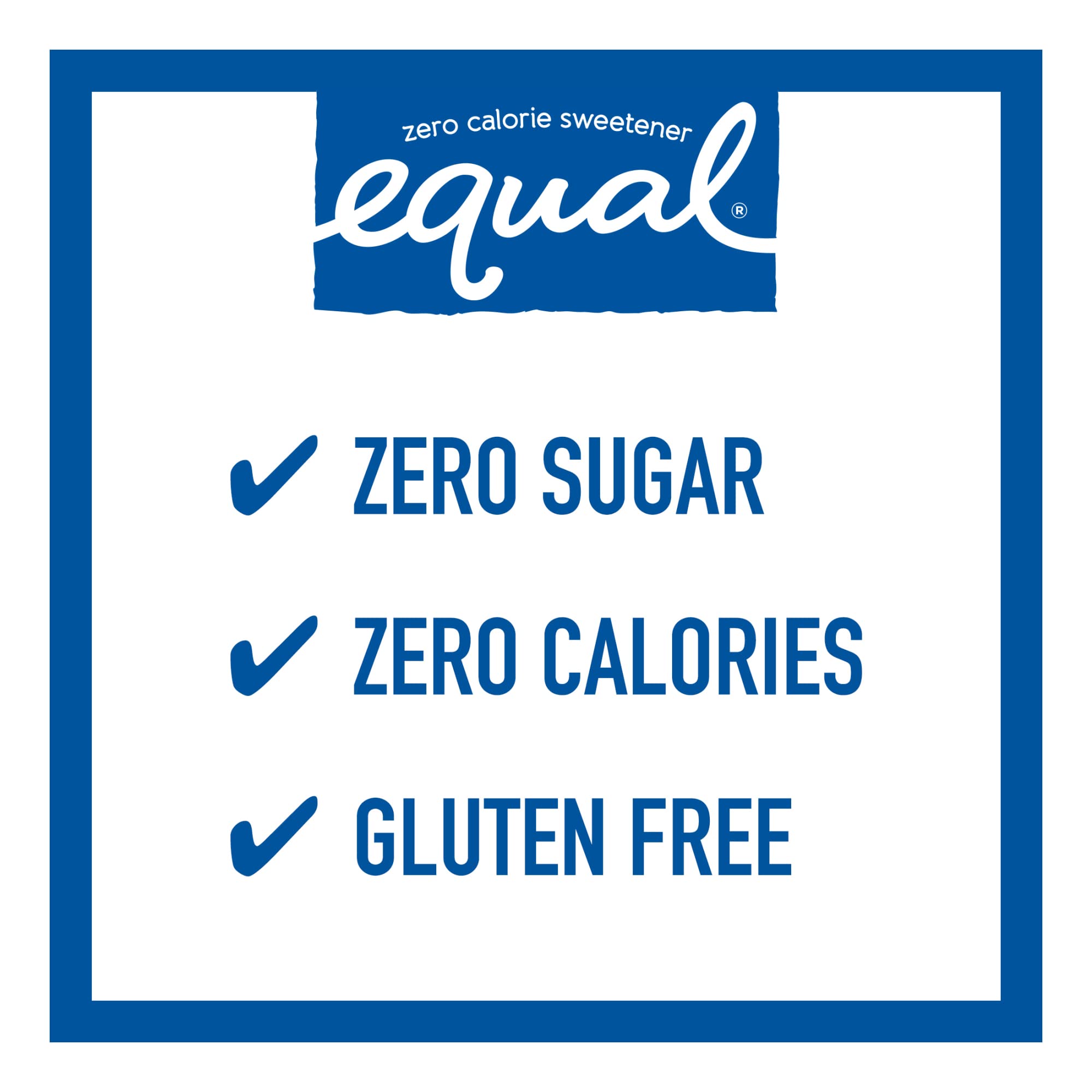 EQUAL 0 Calorie Sweetener, Sugar Substitute, Zero Calorie Sugar Alternative Sweetener Packets, Sugar Alternative, 500 Count