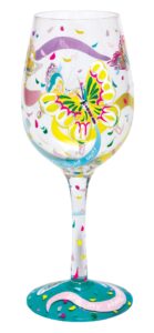 lolita love my wine glass, social butterfly