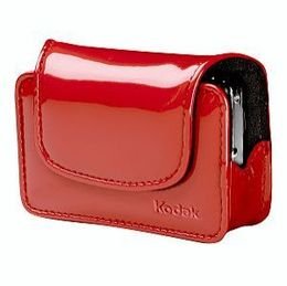kodak chic patent digital camera case red