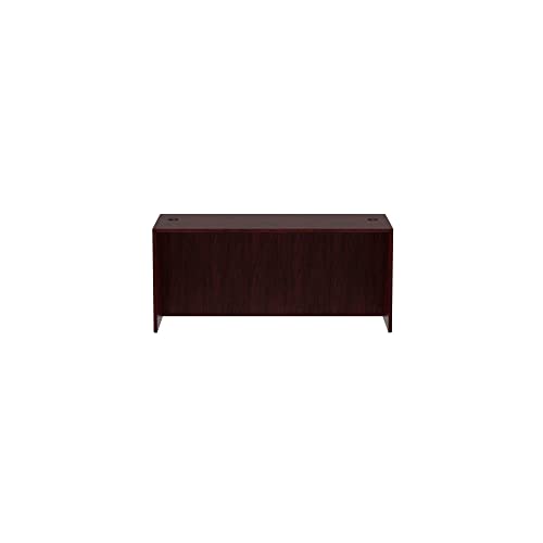 Alera ALEVA216630MY 65 in. x 29.5 in. x 29.63 in. Valencia Series Straight Front Desk Shell - Mahogany