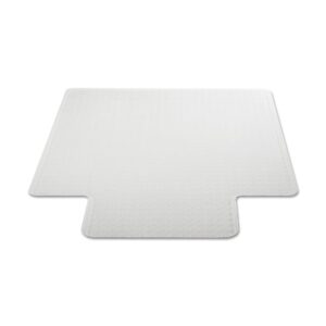 Universal Cleated Chair Mat for Low and Medium Pile Carpet 36 x 48 Clear