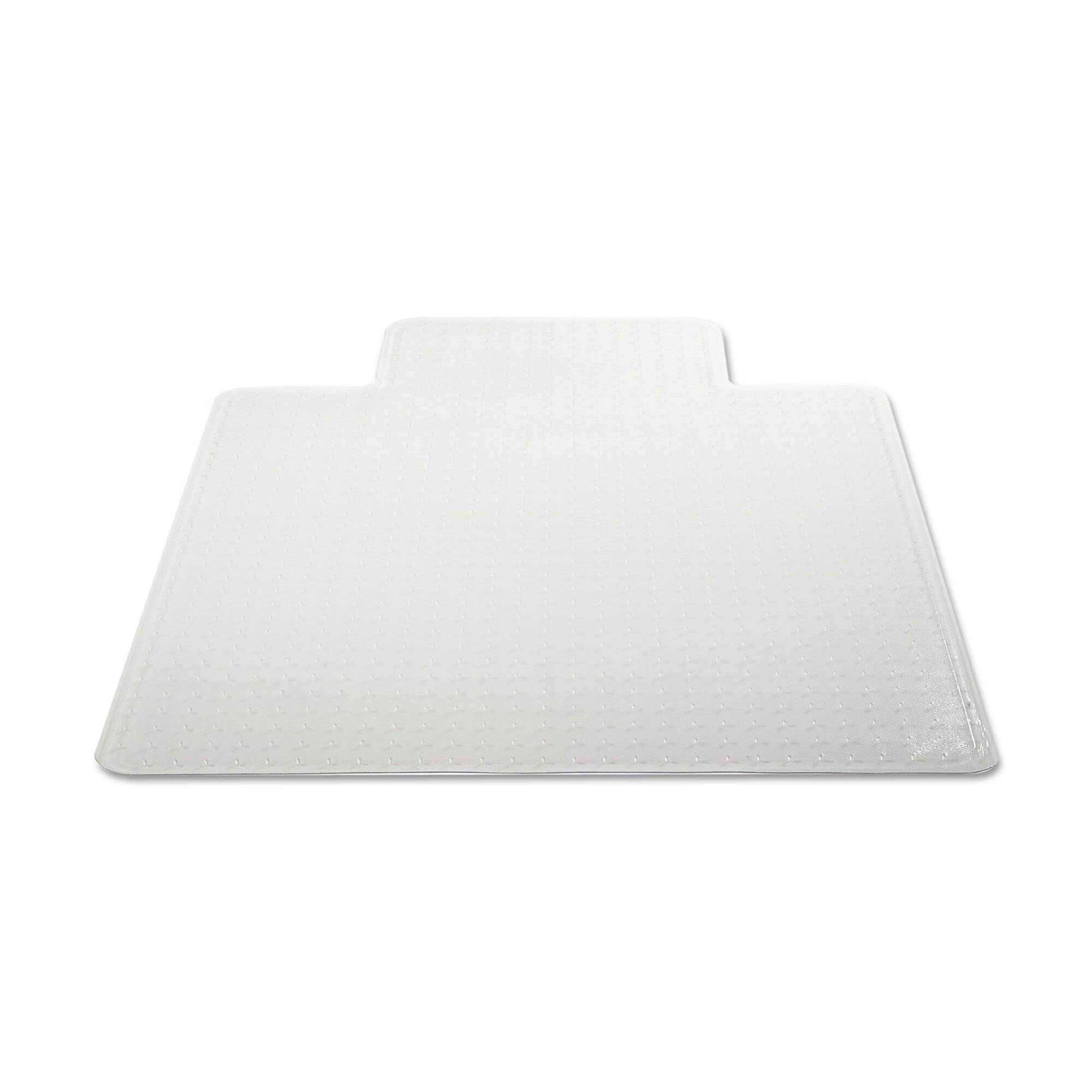 Universal Cleated Chair Mat for Low and Medium Pile Carpet 36 x 48 Clear