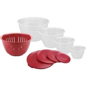 westmark 9 piece container set olympia, one size, red