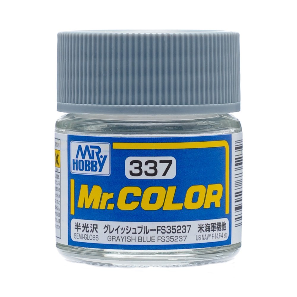 C337 Semi Gloss Grayish Blue FS35237 10ml, GSI Mr. Color