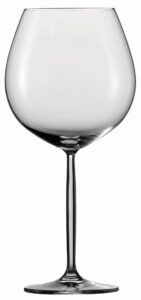 schott zwiesel tritan crystal glass diva stemware collection claret burgundy red wine glass, 28.4-ounce, set of 6