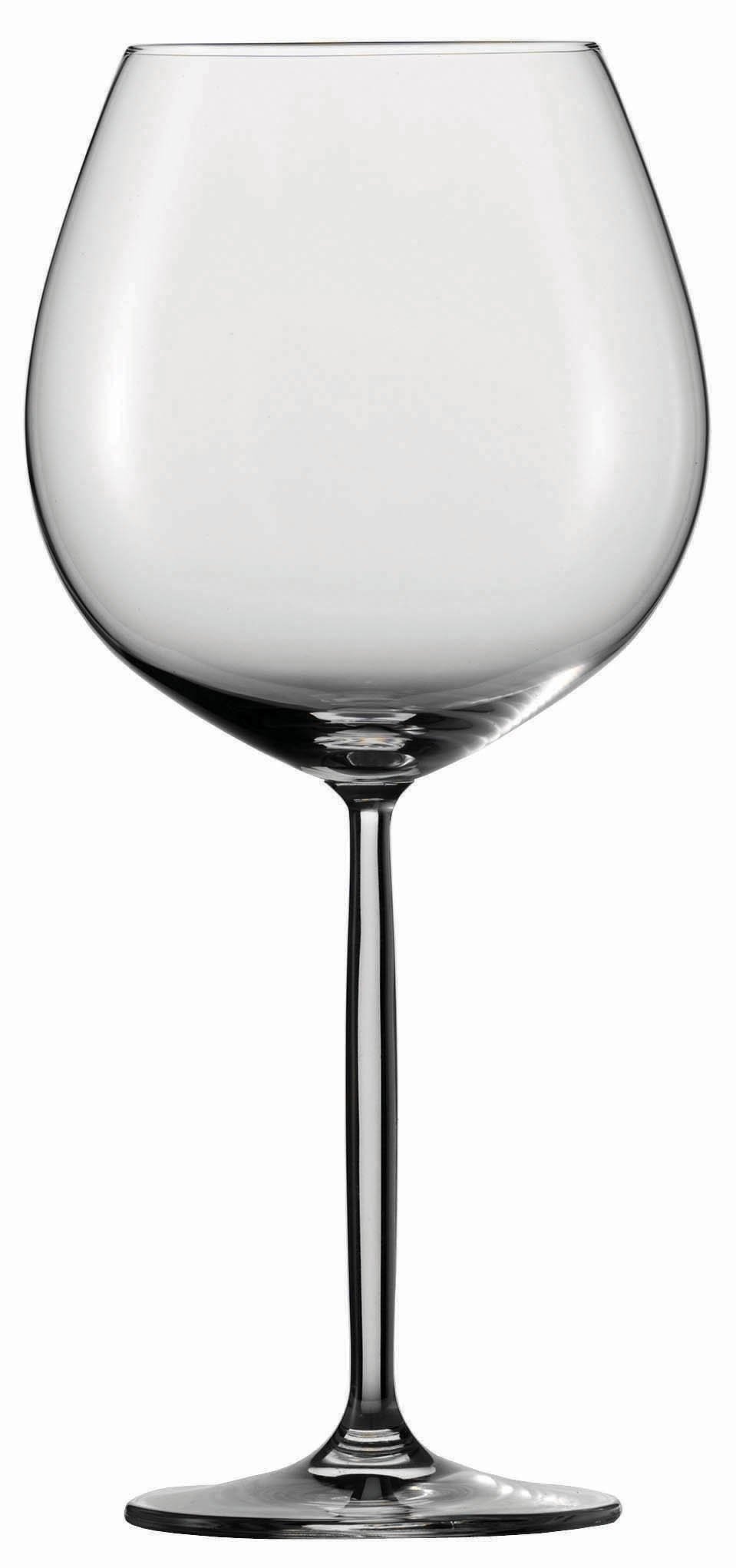 Schott Zwiesel Tritan Crystal Glass Diva Stemware Collection Claret Burgundy Red Wine Glass, 28.4-Ounce, Set of 6
