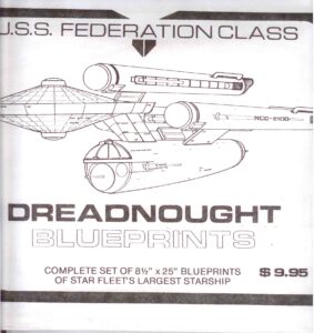 star trek blueprints: u.s.s. federation class dreadnought