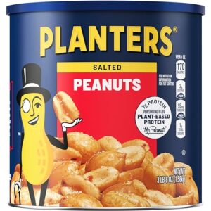 planters salted peanuts (56 oz canister)