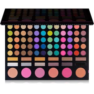 shany festival ready palette - highly pigmented blendable eye shadows, makeup blush and face powder makeup kit with 78 colors - makeup palette