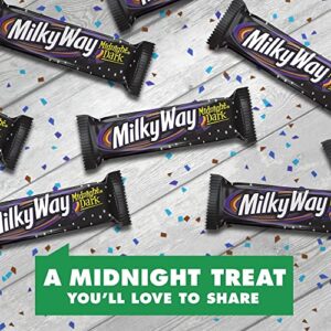 MILKY WAY Candy Midnight Dark Chocolate Bars Bulk Pack, Full Size, 1.76 Bar (Pack of 24)