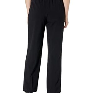 Briggs New York Womens Pull On (Regular Short & Tall Length) Dress Pants, Black, 14 US