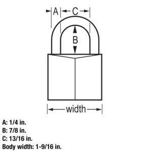 Master Lock 146D Covered Aluminum Keyed Padlock, 1-9/16 inches, Pink