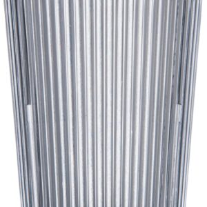 Carlisle FoodService Products Crystalon Stack-All Stackable Tumbler Plastic Tumbler with Ribbed Texture for Restaurants, Catering, Kitchens, Plastic, 8.4 Ounces, Clear