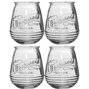 home essentials original mason stemless wine glasses n/a n/a