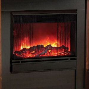 Real Flame Ashley Electric Fireplace, Blackwash