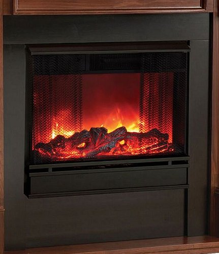 Real Flame Ashley Electric Fireplace, Blackwash