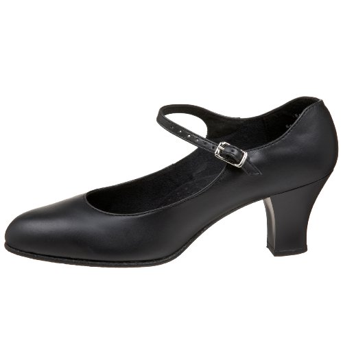 Capezio womens Student Footlight dance shoes, Black, 4 US