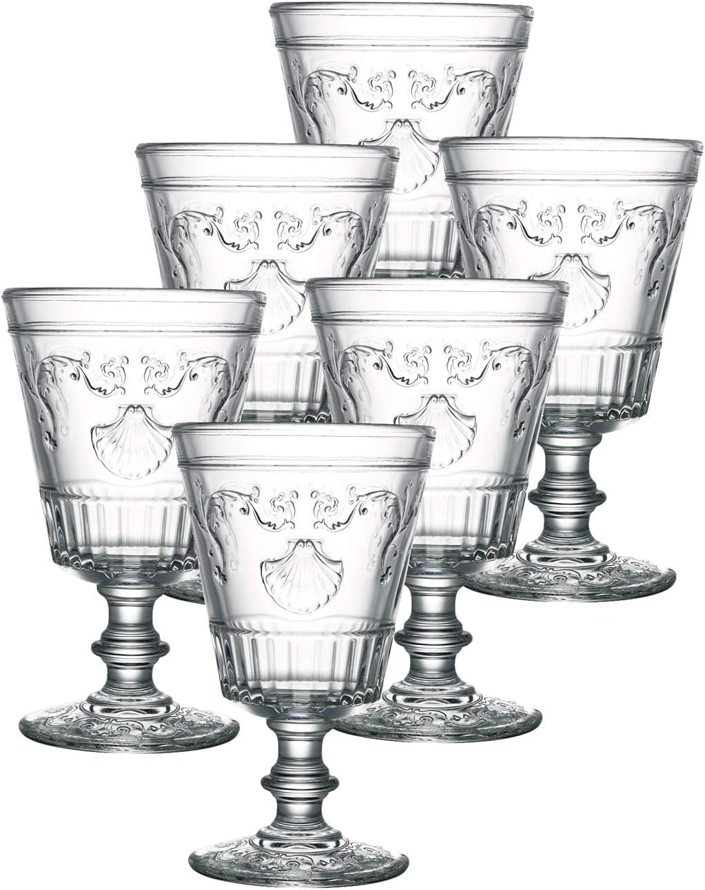 La Rochere Set Of 6, 7.5-ounce Versailles Small Wine Glasses