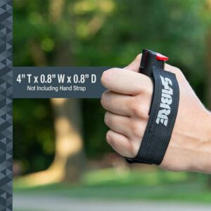 SABRE Runner Pepper Gel, Maximum Police Strength OC Spray, Reflective Hand Strap for Easy Carry & Quick Access, 0.67 fl oz, Secure & Easy to Use Safety, Optional Clip-On Alarm & LED Armband Combos