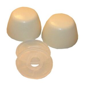 lasco 04-3915 almond oval plastic, universal fit, 1-pair toilet bolt cap