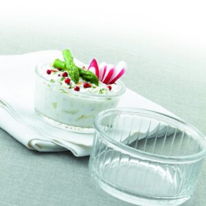 Duralex Made In France 4-Ounce Glass Ramekin, Set of 4