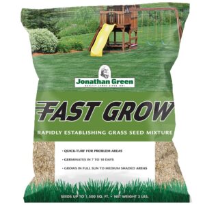 jonathan green (10820) fast grow grass seed - cool season lawn seed (3 lb)
