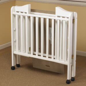 Orbelle Trading Noa Three Level Portable Crib, White, Standard Size