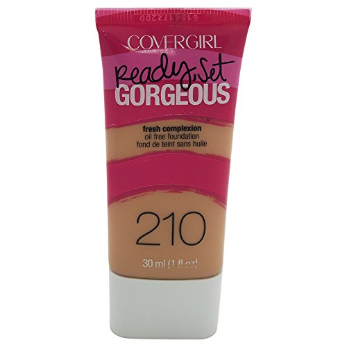 COVERGIRL Ready, Set Gorgeous Foundation Medium Beige 210, 1 oz