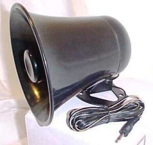 pro trucker pa horn speaker w/plug & wire - 5 inch for cb/ham radio