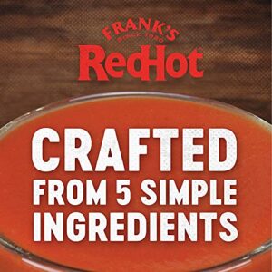 Frank's RedHot Original Cayenne Pepper Hot Sauce, 1 gal - One Gallon Bulk Container of Cayenne Pepper Hot Sauce to Add Flavorful Heat to Entrees, Sides, Snacks, and More