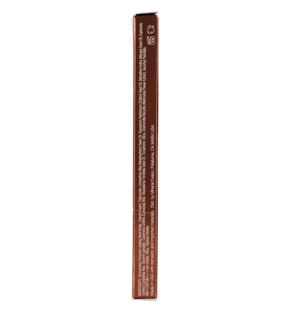 Mineral Fusion Eye Pencil, Black Eyeliner with Soothing Chamomile, Meadowfoam & Vitamin E, Velvety Smooth, Hypoallergenic Eye Makeup to Line & Define, Long-Lasting Eyeliner Pencil, Coal, 0.04 Oz