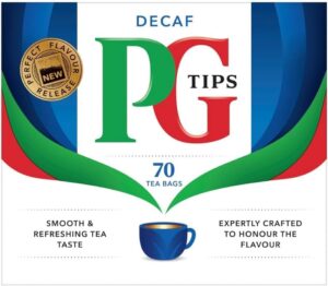pg tips decaf 70 ct tea bags - 2 pack