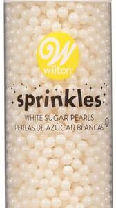 Wilton Sugar Pearls, White, 5 Oz, Non Toxic