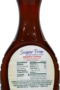 Maple Grove Farms, Syrup, Sugar Free, 24 Ounce