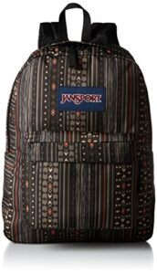 jansport superbreak down town brown camo stripe backpack