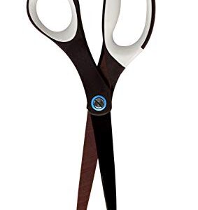 Scotch 8" Precision Ultra Edge Bent Titanium Non-Stick Scissors, Ideal for Fabric, Crafts, Cardstock and Photos (1468TUNS-MIX)