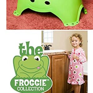 Mommy's Helper Step Up Non-Slip Stepstool Froggie Collection, Green , 14x8.25x6.5 Inch (Pack of 1)