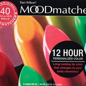 MOODmatcher original Color Changing Lipstick – 12 Hours Long-Lasting, Moisturizing, Smudge-Proof, Easy to Apply Creamy Lipstick, Glamorous Personalized Color, Premium Quality – Made in USA