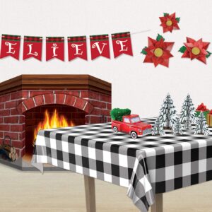 Brick Fireplace Stand-Up Party Accessory (1 count) (1/Pkg)