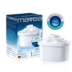 MAVEA Maxtra Replacement Filter for MAVEA Water Filtration Pitcher, 1-Pack, White