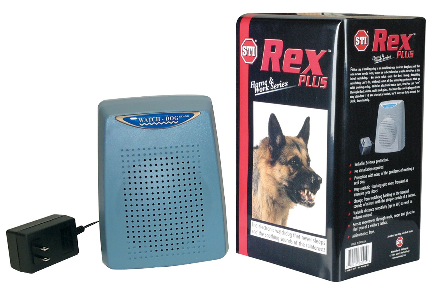 Safety Technology International, Inc. ED-50 Rex Plus Electronic Watchdog, Barking Dog Alarm