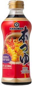 kikkoman japanese noodle soup base(hon tsuyu) 17 fl oz.