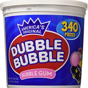 Dubble Bubble Gum, 53.9 Ounce - 340 Count Bucket