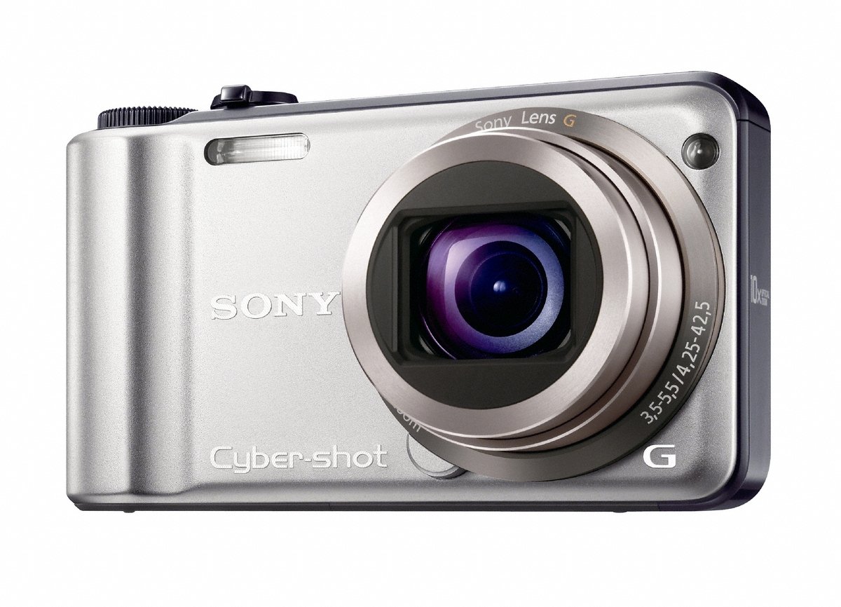 Sony Cyber-shot DSC-H55 14.1MP Digital Camera with 10x Wide Angle Optical Zoom with SteadyShot Image Stabilization and 3.0 inch LCD (Silver)