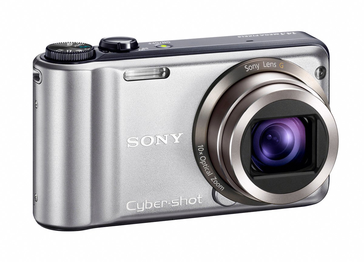 Sony Cyber-shot DSC-H55 14.1MP Digital Camera with 10x Wide Angle Optical Zoom with SteadyShot Image Stabilization and 3.0 inch LCD (Silver)