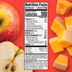 Happy Tot Organic Stage 4 Super Foods Apples & Butternut Squash + Super Chia, 4.22 Ounce Pouch (Pack of 16) (Packaging May Vary)