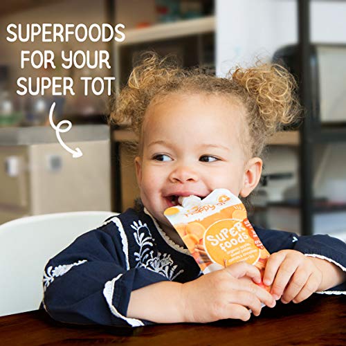 Happy Tot Organic Stage 4 Super Foods Apples & Butternut Squash + Super Chia, 4.22 Ounce Pouch (Pack of 16) (Packaging May Vary)