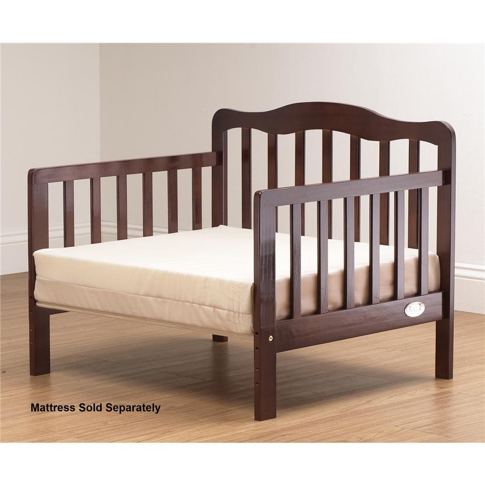 Trading The Orbelle Contemporary, Solid Wood Toddler Bed That Converts to a Lounger, White, Standard (401W)