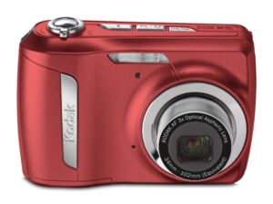kodak easyshare c142 10 mp digital camera with 3xoptical zoom and 2.5-inch lcd (red)