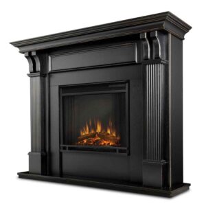 real flame 7100e-bw 7100e ashley electric fireplace, medium, blackwash